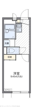 レオパレスフルール西綾瀬の物件間取画像